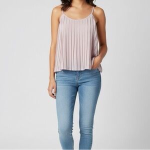 3 for $15 LA Hearts lilac pleated cami size s